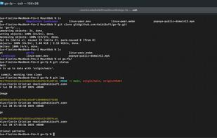 Mounted as a filesystem and running git operations against files on a peer and getting a local copy at the same time.