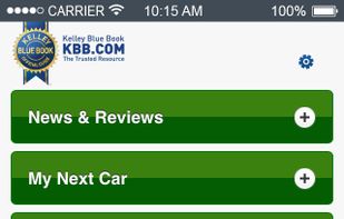 Kelley Blue Book screenshot 1