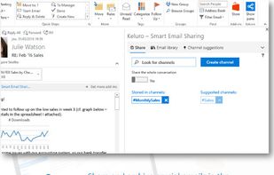 Keluro - Smart Email Sharing screenshot 1