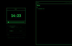 Focus Timer With Notes Open