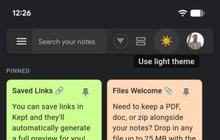 Kept Notes screenshot 3