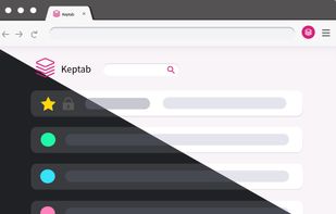 Keptab has well desige dark/light mode