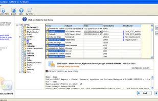 Kernel for Lotus Notes to Word screenshot 1
