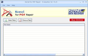Kernel for PDF Repair screenshot 1