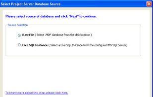 Kernel for Project Server screenshot 1