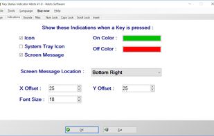 Key Status Indicator 4dots screenshot 1