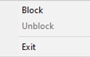 Context menu