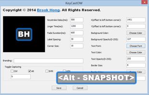 KeyCastOW screenshot 1