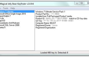 Magical Jelly Bean Keyfinder screenshot 1
