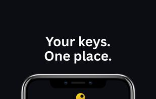 Main screen showing key management options.
