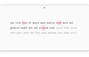 In the middle of a session