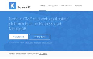 KeystoneJS screenshot 1