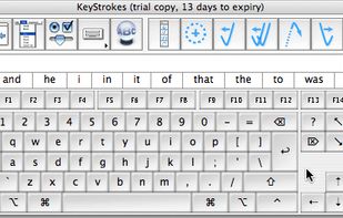 Keystrokes screenshot 1