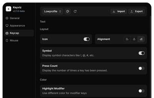 Keyviz screenshot 3