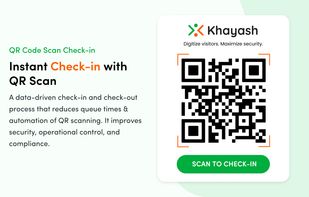 Instant visitor check-in using QR code scanning, reducing wait times and improving security with automated entry tracking.