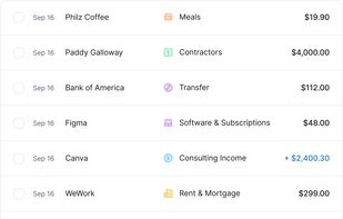 Kick Bookkeeping screenshot 1
