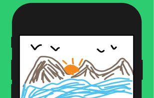 Kids Whiteboard Drawing App screenshot 1