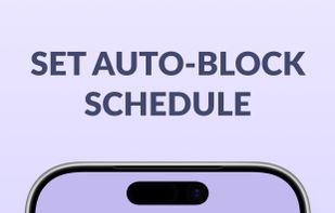 Auto-block apps during school and bedtime — set once, runs on schedule.