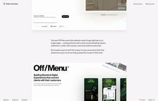 Killer Portfolio screenshot 1