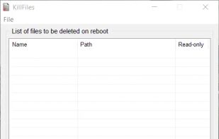 The main program window