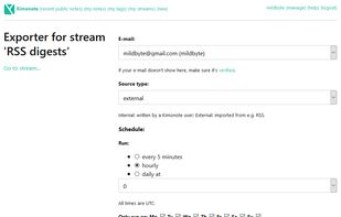 Subscribe to new content in streams to create custom newsletters.