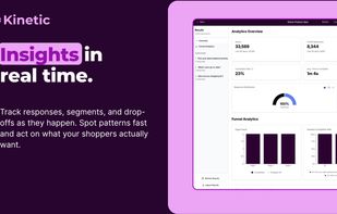 Track responses, segments, and analytics in real time.