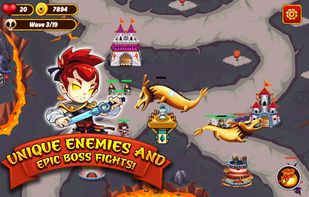 Kingdom of Warriors TD: Evil Rush screenshot 1