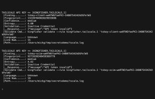 CLI output