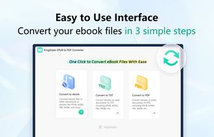 Kingshiper EPUB to PDF Converter screenshot 3