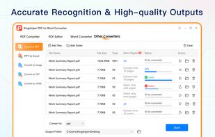 Kingshiper PDF to Word Converter screenshot 2