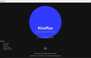 KinoFlux Video Player HomePage
