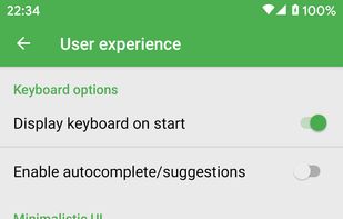 KISS Launcher screenshot 3