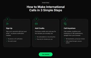 How to make international calls