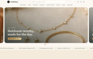 Storefront home page (Svelte Commerce package)