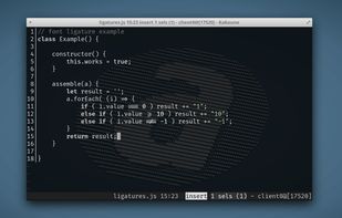 Kitty terminal screenshot 1