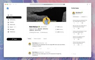 User Profile page