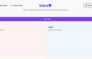 Klara.do screenshot 1