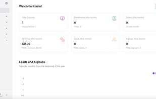 Klasio Admin Dashboard