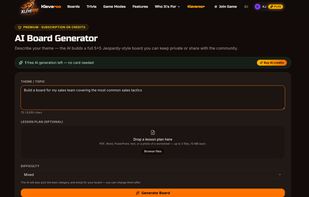 AI Board Generator