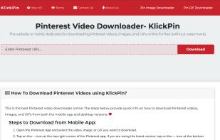 Pinterest Video Downloader