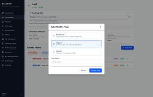 edit flow of traffic