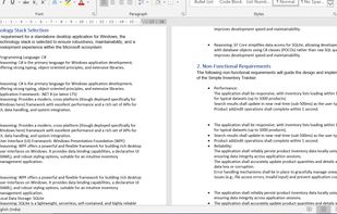 Detailed Technical Specifications generated automatically from your requirements.