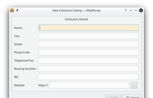 KMyMoney screenshot 3
