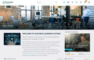 Learner LMS Home page