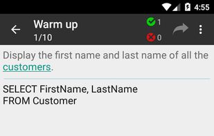 Practice and Learn SQL screenshot 3