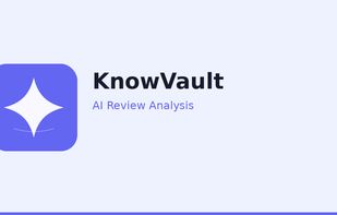 KnowVault — Turn reviews into fixes. AI review analysis for Amazon, Shopify, and app store sellers.
