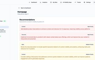Recommendations