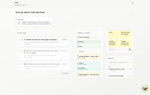The Today view: Koala turns your tasks into a realistic to-do list sized to real time, alongside customisable schedule, meetings and notes widgets.