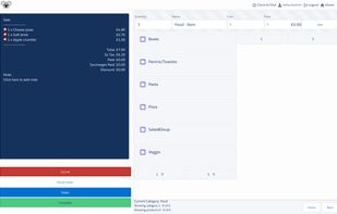 Sale Touch Interface