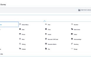 3. New question dialogue (you can write the question before selecting a type)